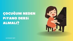 piyano dersi alan çocuk