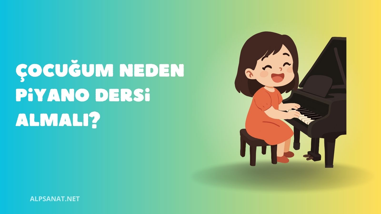 piyano dersi alan çocuk