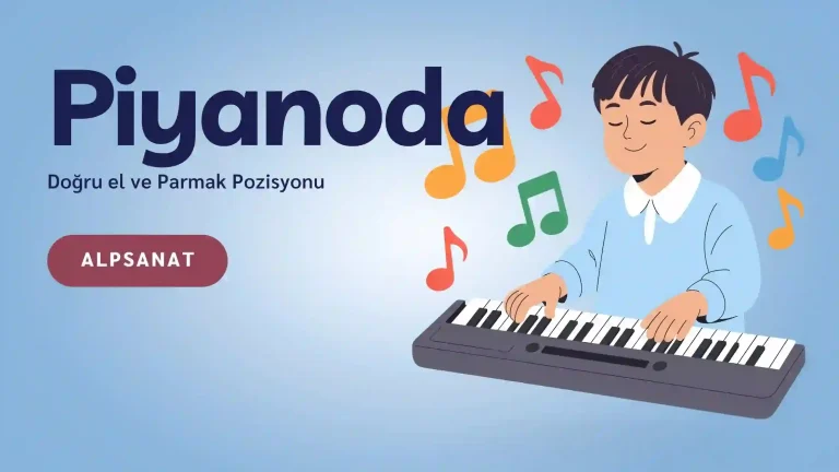 piyanoda doğru el ve parmak pozisyonu