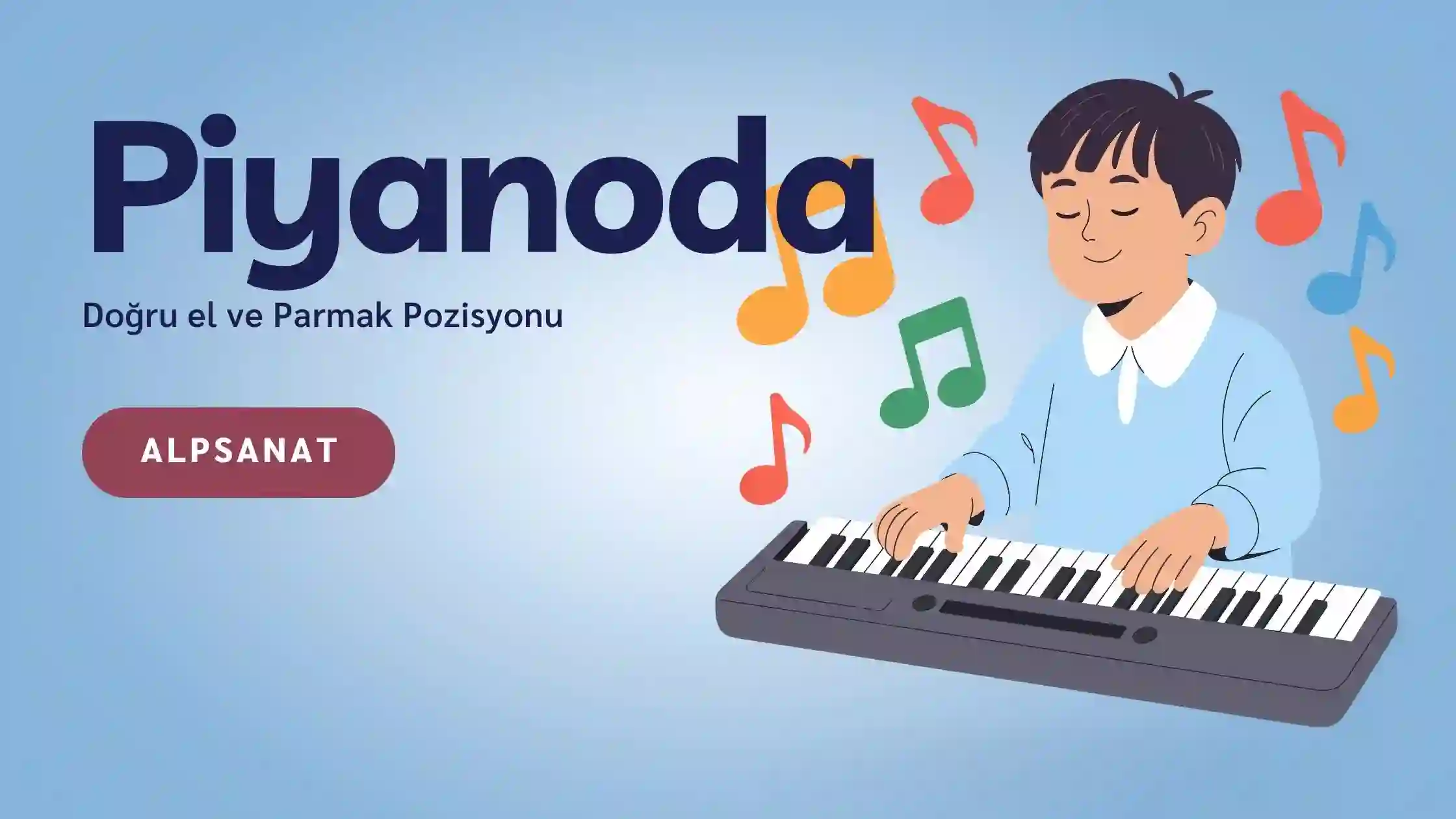 piyanoda doğru el ve parmak pozisyonu